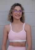 Doubled Up Sports Bra - Pink