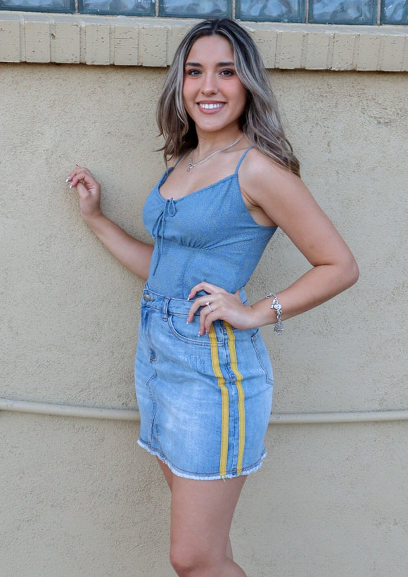 Sunshine Denim Skirt