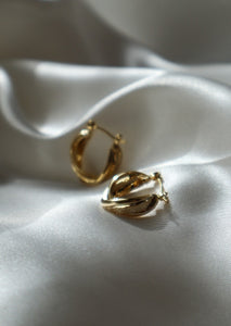 Maria Hoop Earrings - Gold